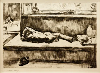 Der Absinthtrinker, Paris